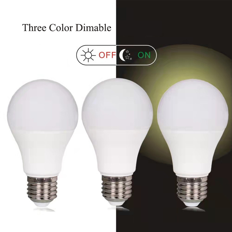 3 Color Dimmable LED E27 Base Light Bulb 810 Lumen Efficient 9W (60W Equivalent)