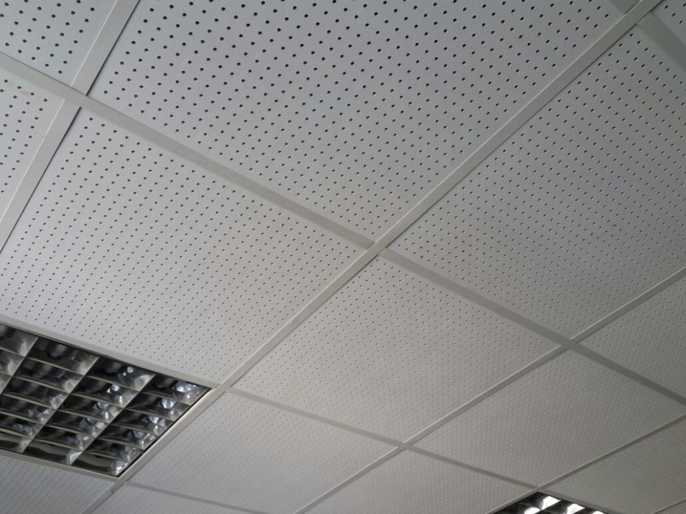 vinyl coated gypsum ceiling tiles