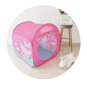 Hot Sale High Quality  Pop Up Pink  House Toys Collapsible Princess Kids Play Tent