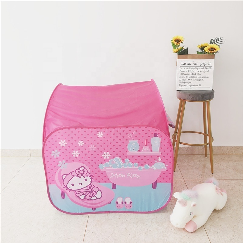 Hot Sale High Quality  Pop Up Pink  House Toys Collapsible Princess Kids Play Tent