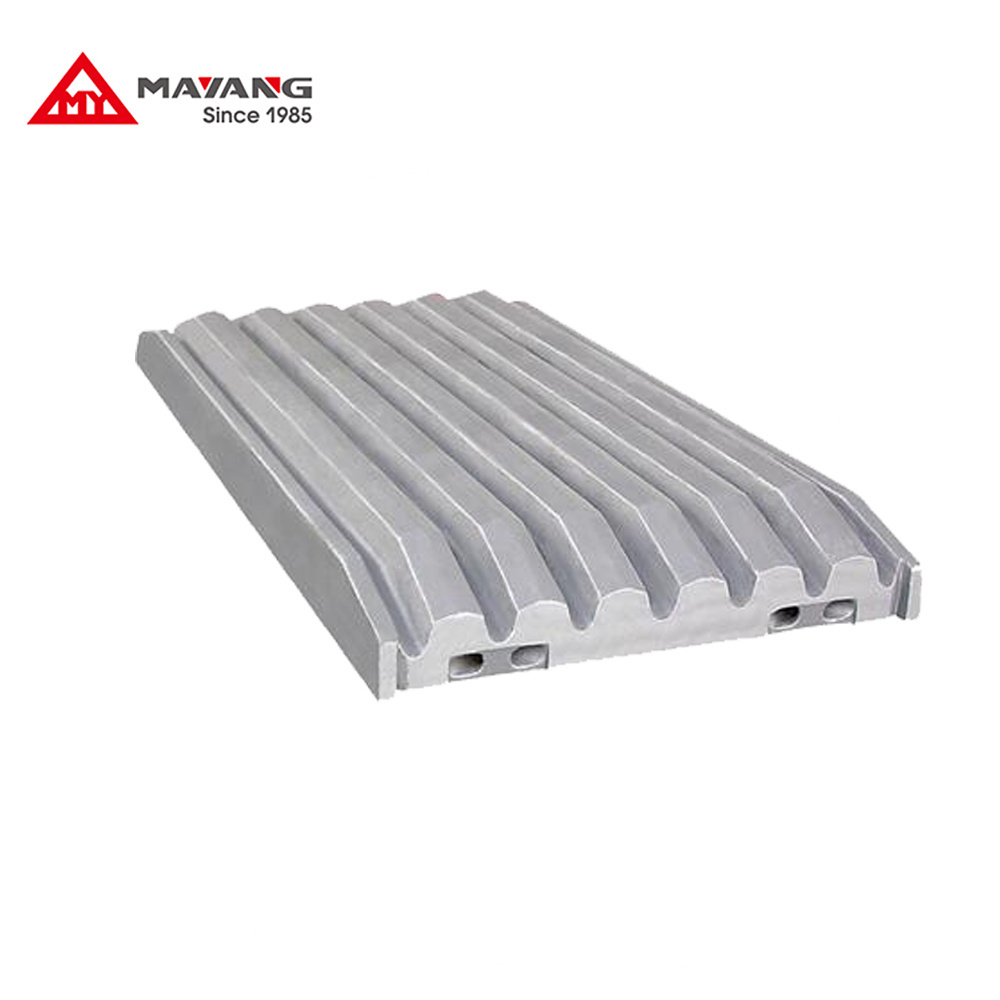 Jaw Crusher Spare Parts jaw plate for mining industry jaw plate steel casting