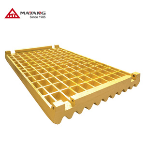 Jaw Crusher Spare Parts jaw plate for mining industry jaw plate steel casting