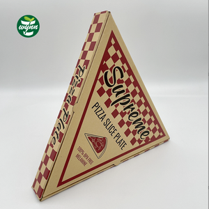 Wholesale Separate Mini Triangle Cone Pizza Slice Delivery Box Printing Packaging Box For Pizza