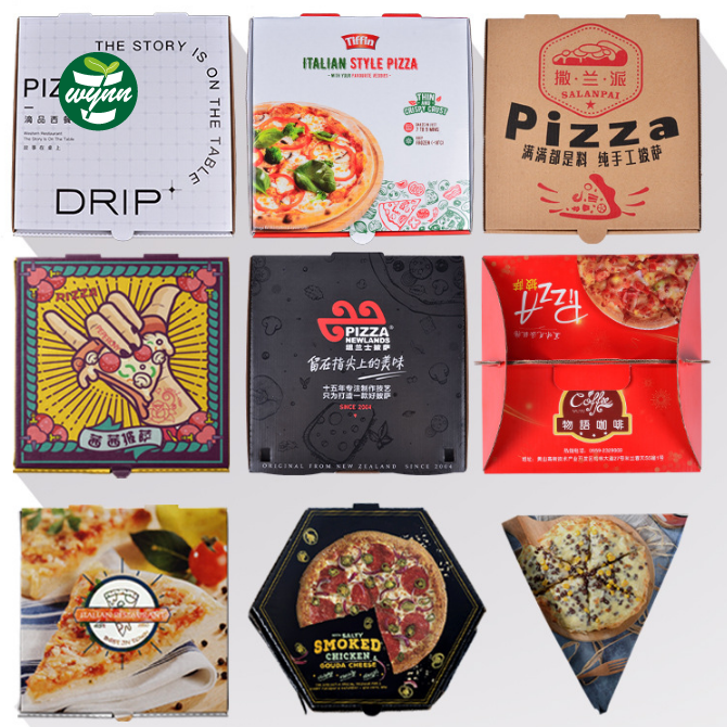 manufacturer supply wholesale custom slice pizza packing slice box for pizza