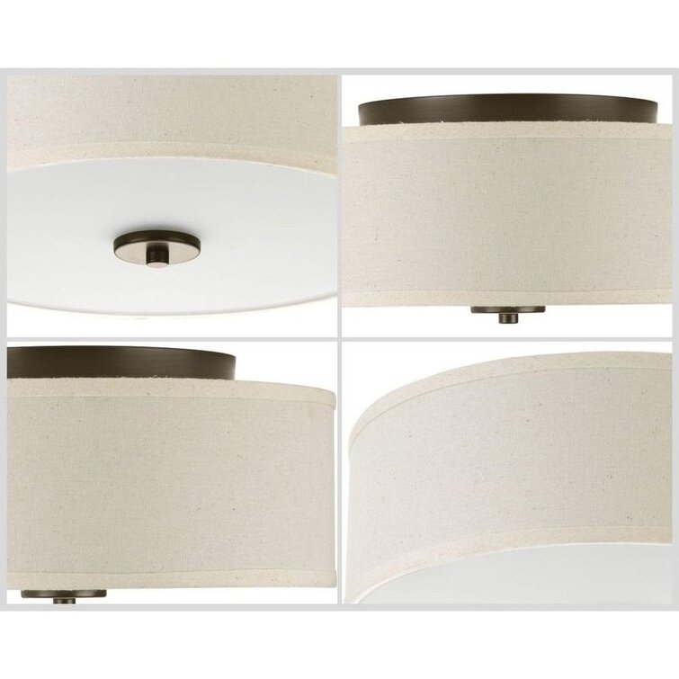 Modern ceiling lamp fabric living room dining room ceiling lighting LED bulb home office flush mount semi-flush mount lights