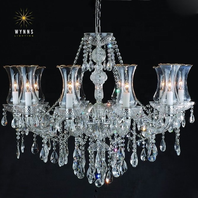 Quality crystal fancy chandelier Europe Maria style luxury pendant lighting high-end luxurious LED decorative ceiling drop lamp