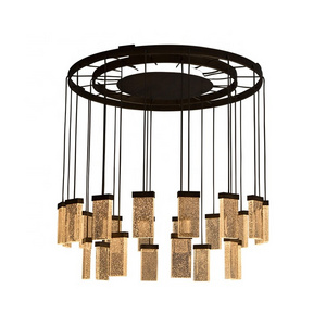 Modern crystal chandelier raindrop hanging pendant light fixture for fitchen Island living room dining room