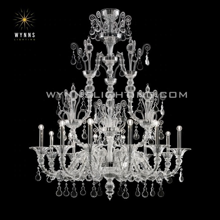 Murano glass chandelier pendant lighting large lighting hotel lobby hall lighting