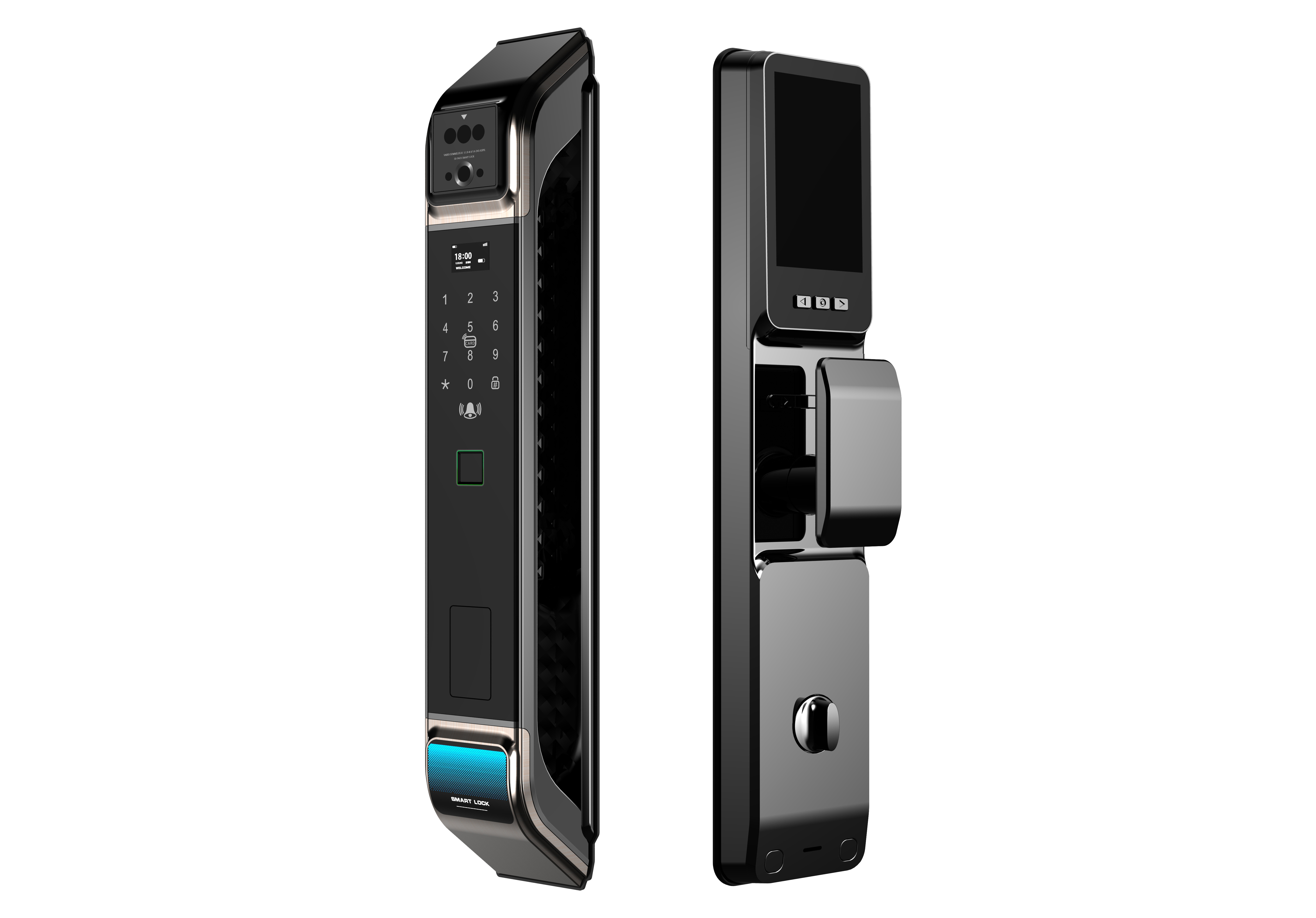 Remote Locks Home Security Door Password Lock Automatic Smart Lockup Wifi Mobile Phone Tuya Fingerprint Door Lock