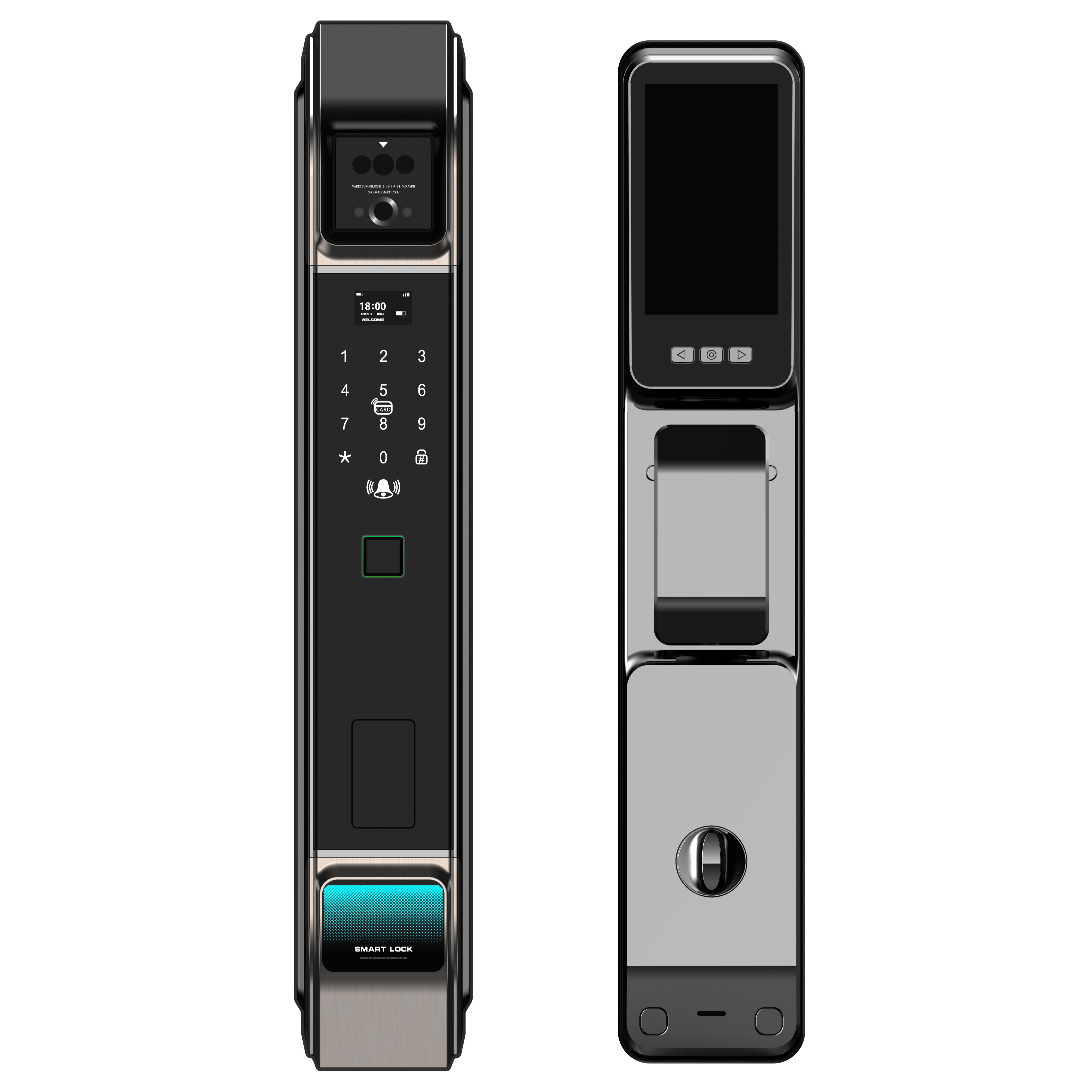 Remote Locks Home Security Door Password Lock Automatic Smart Lockup Wifi Mobile Phone Tuya Fingerprint Door Lock