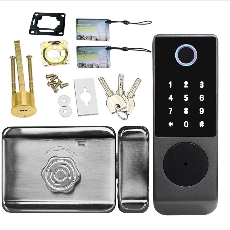 2022 KeY Tuya Smartlock Zigbee Module Wifi Password Door Lock