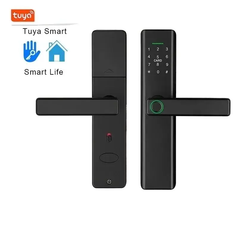 Home Apartment TT lock APP Smart Lock Waterproof Fingerprint Biometric Keypad Digital door Lock