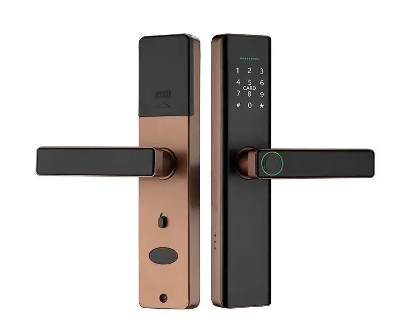 Home Apartment TT lock APP Smart Lock Waterproof Fingerprint Biometric Keypad Digital door Lock