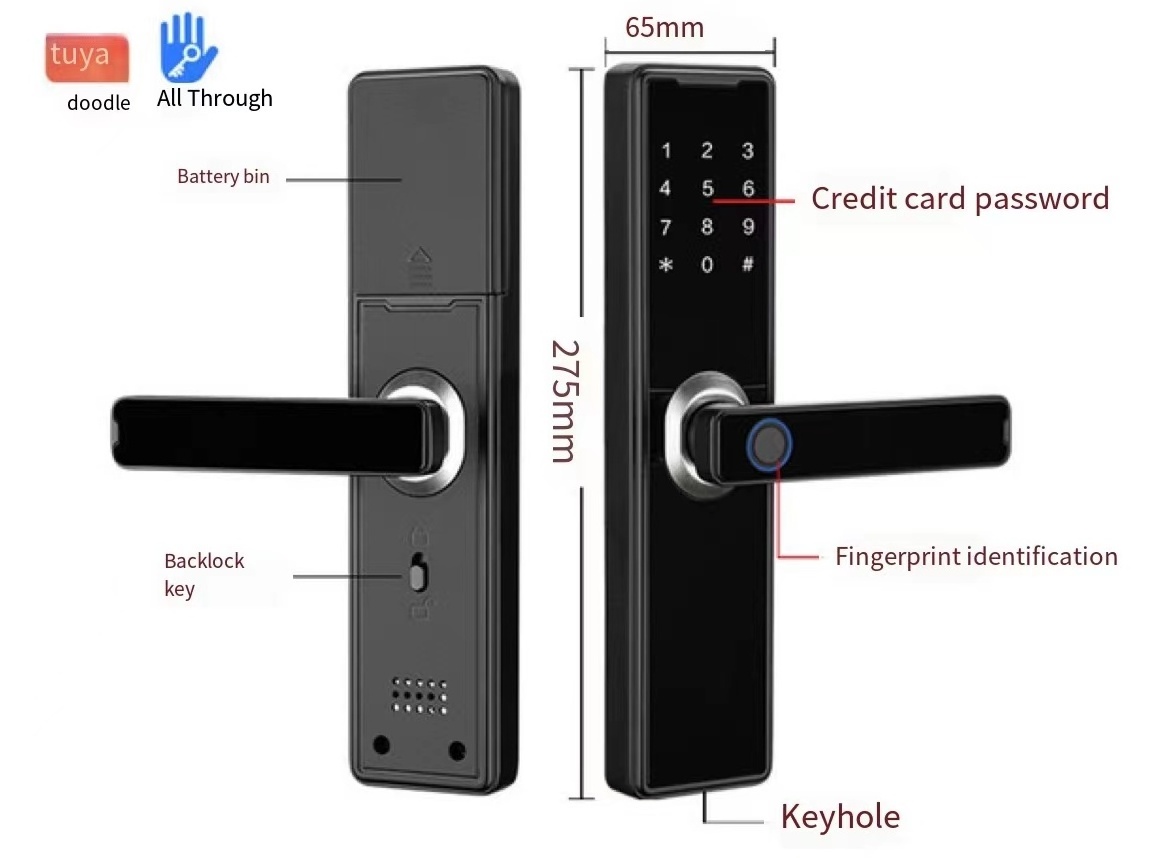 Remote Control High Security Face Recognition Smart Door Lock, Smart Fingerprint door lock, Smart Door Lock Camera