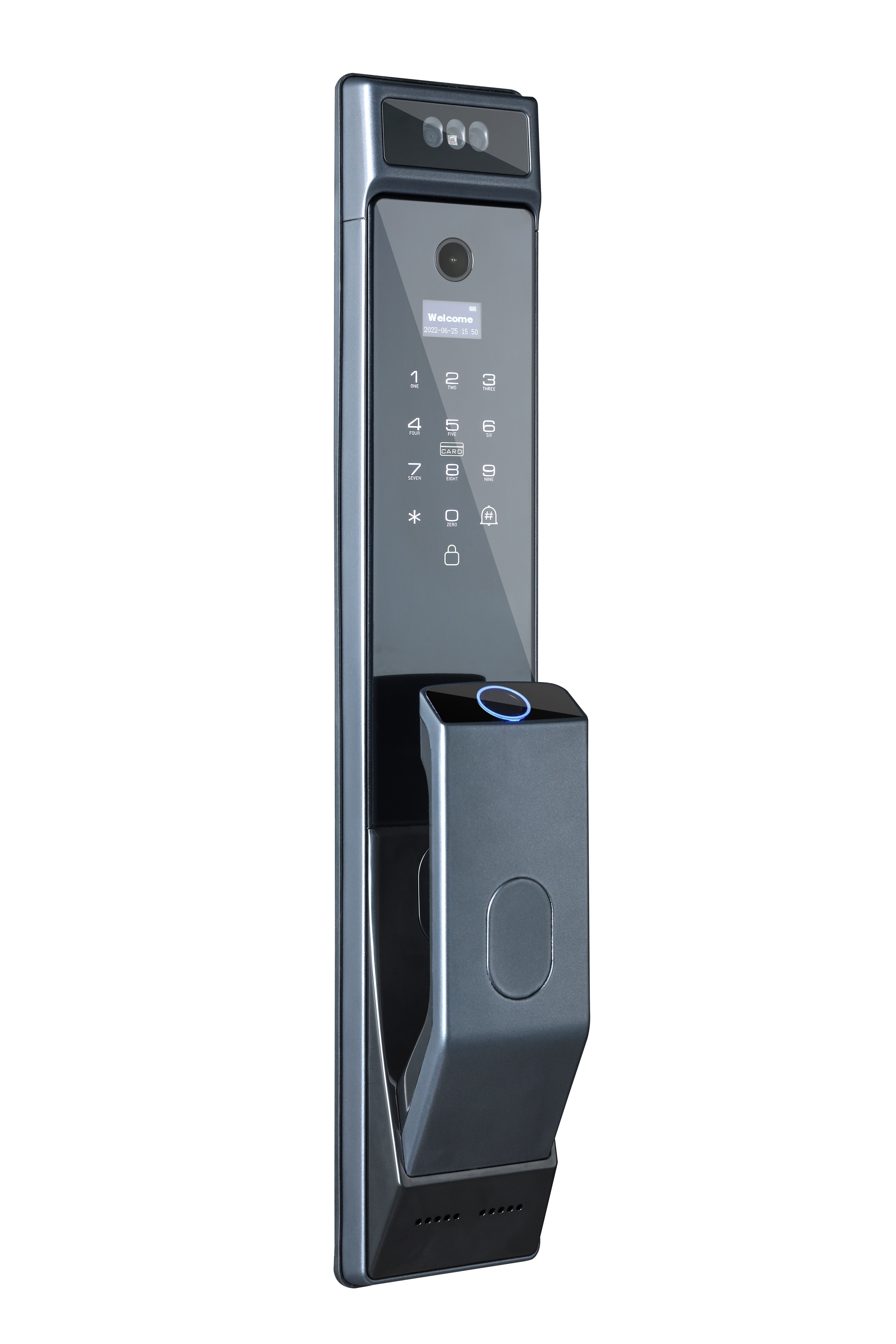 Tuya APP Face Recognition Built in Camera with Keys Security Electric Digital Lock Smart Locks