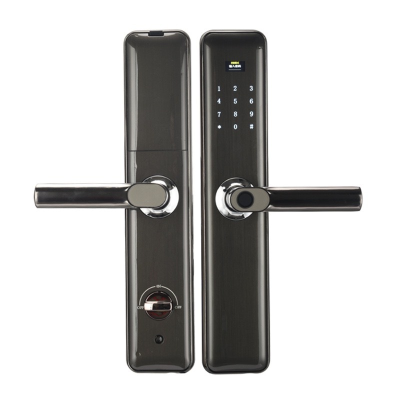 apartment fingerprint password lock app remote semi-automatic intelligent lock hotel room swipe card electronic lock