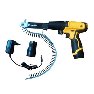 RTS Portable Collated Concrete Wall Screws Chain Cordless Nail Gun