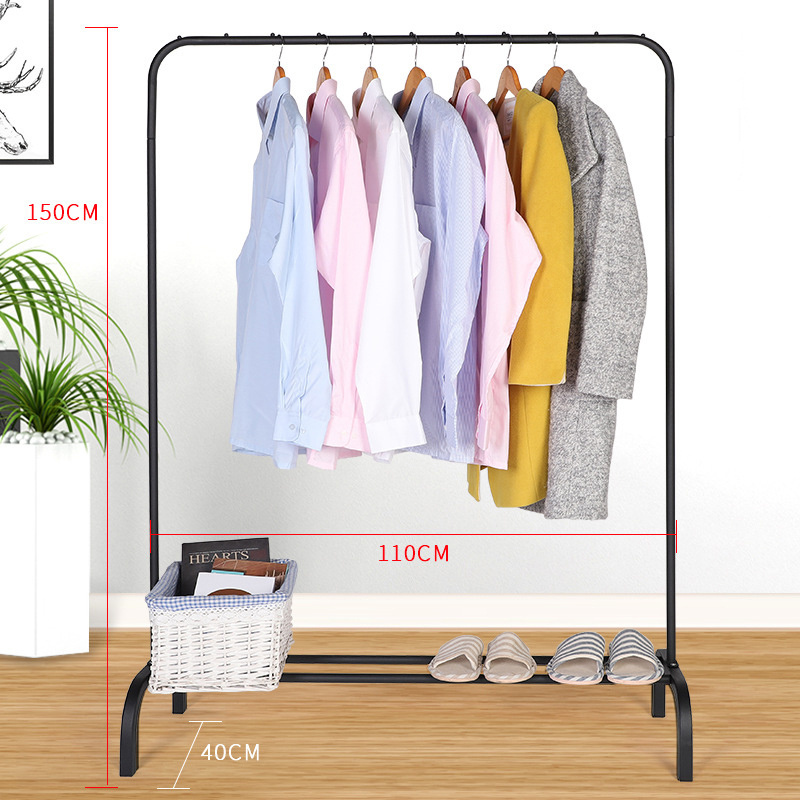 2023 new Clothing Garment Rack Clothes Organizer Rack with Metal Shelves Clothing Hanging Coat Rack