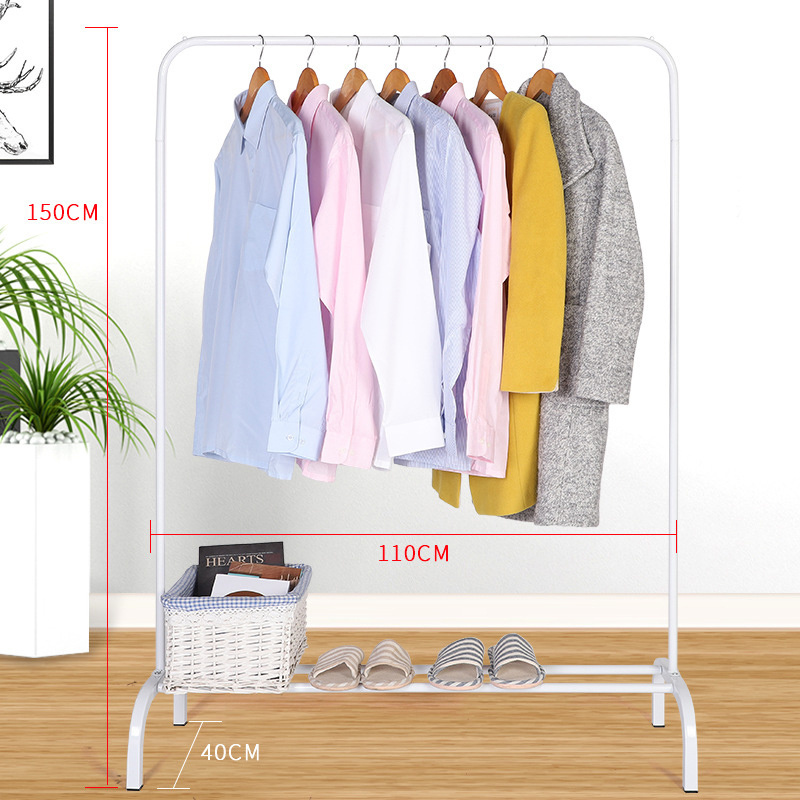 2023 new Clothing Garment Rack Clothes Organizer Rack with Metal Shelves Clothing Hanging Coat Rack