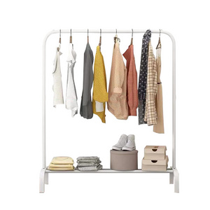 2023 new Clothing Garment Rack Clothes Organizer Rack with Metal Shelves Clothing Hanging Coat Rack