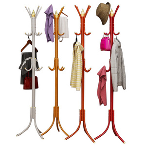 Hot Sale Coat Rack Free Standing Coat Hats Clothes Hanger Stand Rack with Hooks