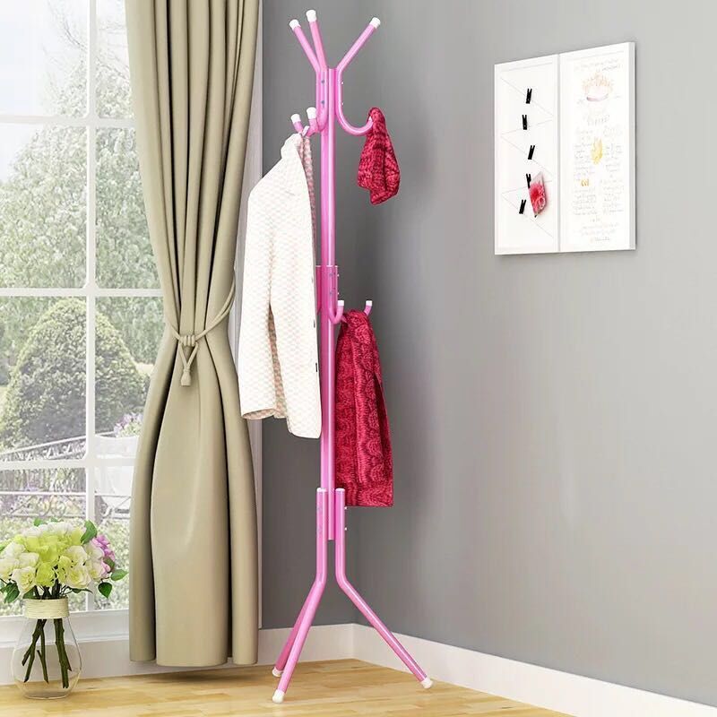 Hot Sale Coat Rack Free Standing Coat Hats Clothes Hanger Stand Rack with Hooks