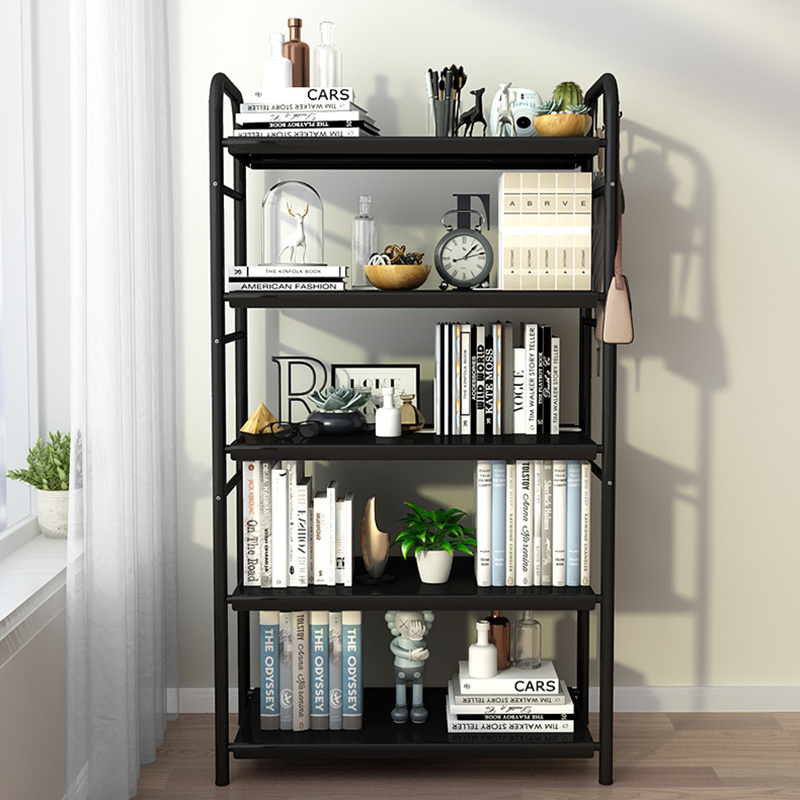 Wholesale Home Office 5-Tier Bookshelf  Corner Bookshelves Open Display Shelves