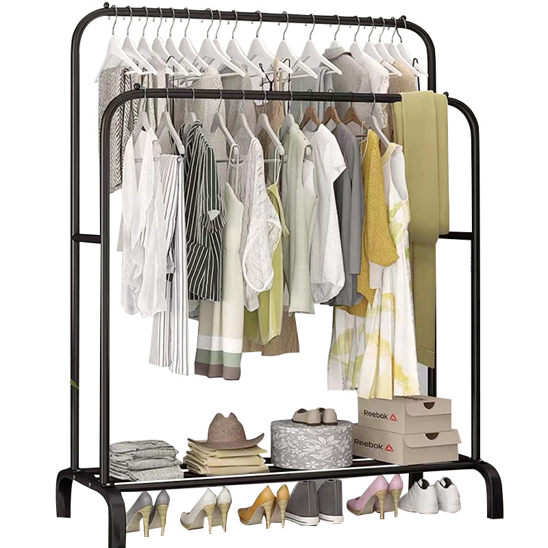 New storage coat stand portable cloth rack space saving clothes hangers