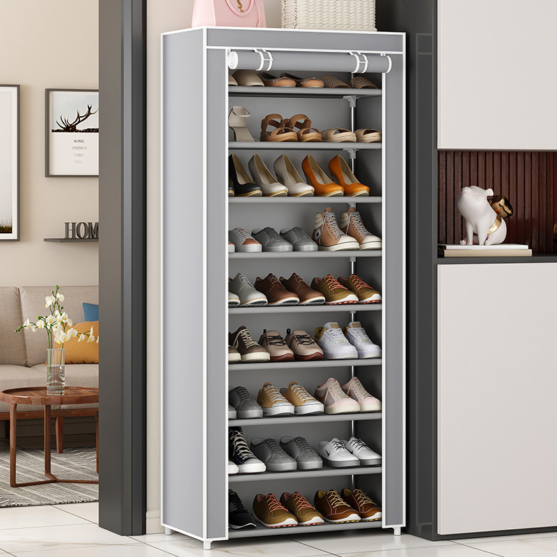 Shoe display rack shoe store shelf sports shoe display rack against the wall multi-layer simple display cabinet