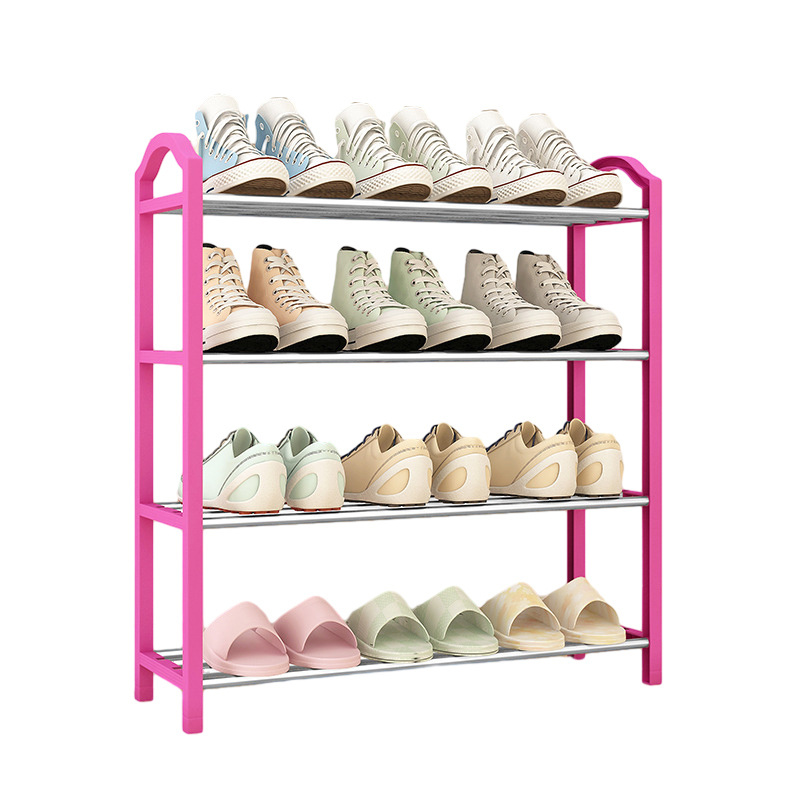 Customized Easy To Assemble Shoe Shelf Space Saving Cheap Shoe Organizer Stainless