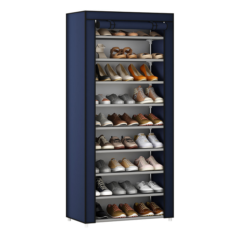 Shoe display rack shoe store shelf sports shoe display rack against the wall multi-layer simple display cabinet