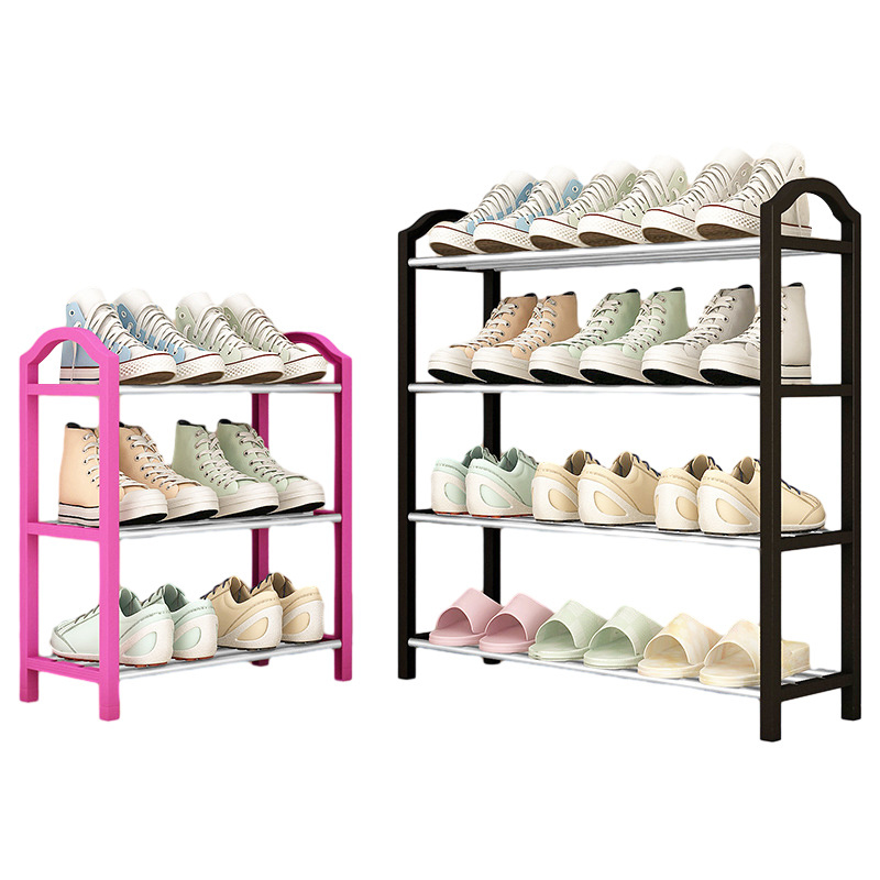 Customized Easy To Assemble Shoe Shelf Space Saving Cheap Shoe Organizer Stainless