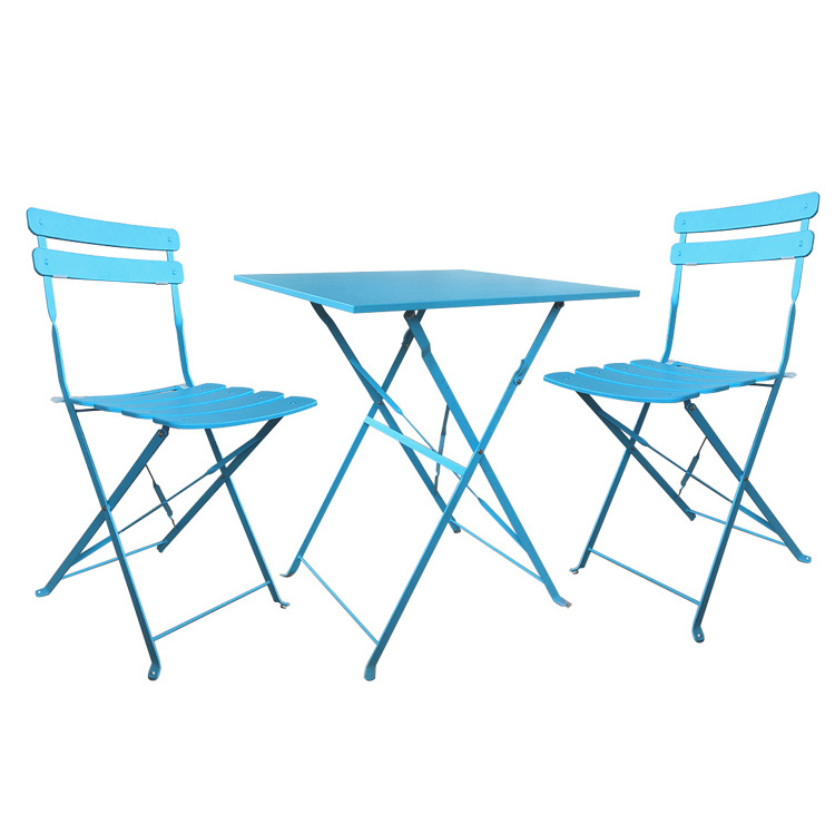 Wholesale Restaurant Table Set Garden Modern Patio Furniture Outdoor Folding Chairs Camping Folding Table and Chairs Set