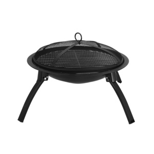 26 INCH Top Sale Outdoor Charcoal BBQ Grills Camping Folding Grill BBQ Round Fire Pit