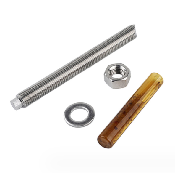 Fastener Grade 5.8 zinc plated chemical anchor bolt and stainless steel concrete anchor for building construction