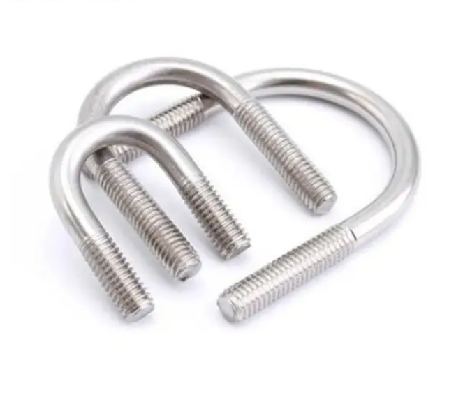 High Quality Stainless Steel Brass U Bolt Clamps Square Pipe type Clamp For Pipe Clamp With competitive price