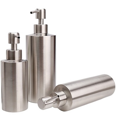 Stainless Steel Soap Dispenser - Rust and Leak Proof Liquid Hand Soap Pump, For Kitchen Sink, Countertops