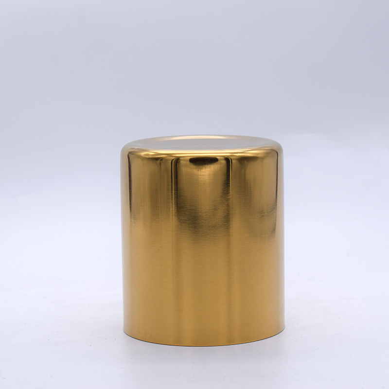 300ML Unique Gold Candle Jar For Desktop Decor Stainless Steel Pen Holder