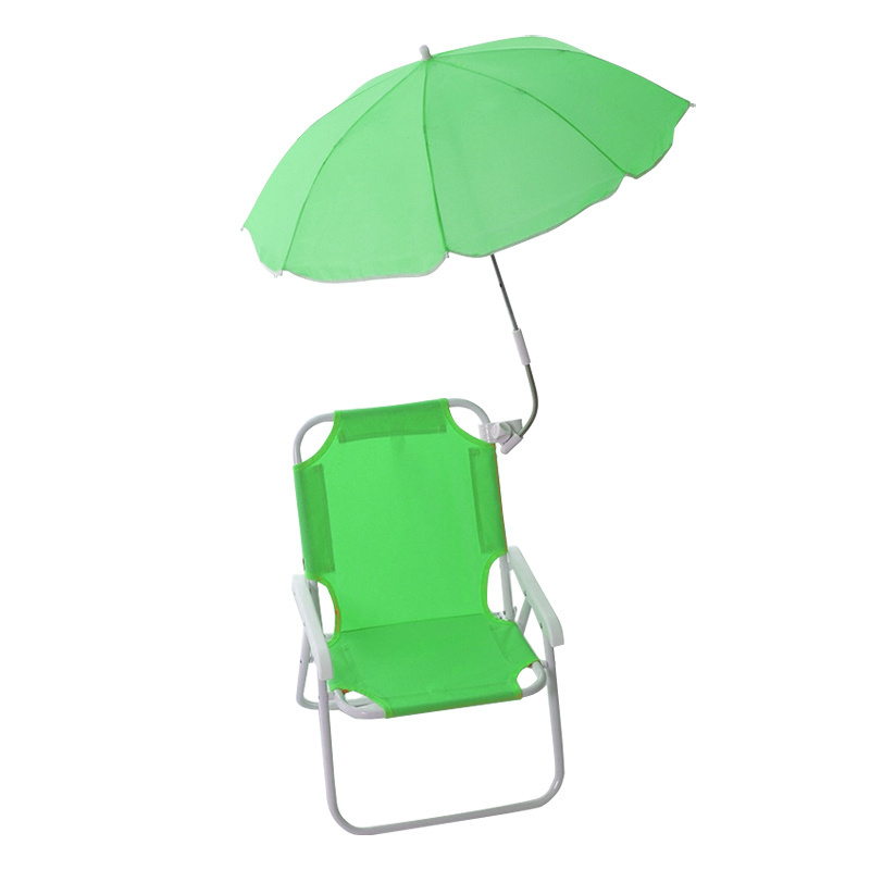 Nice price portable outdoor kids beach reclining foldable camping chair with umbrella