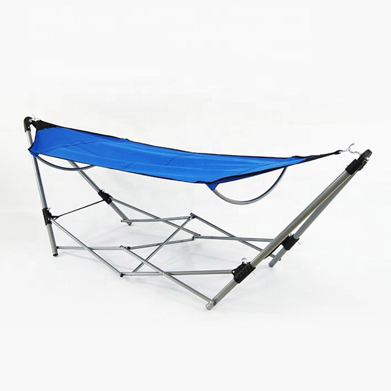 garden furniture folding portable ultralight travel hammock chair with stand and carry bag