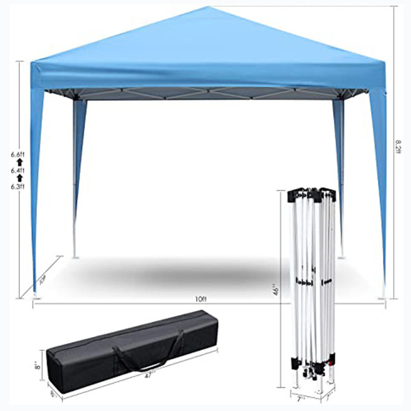 outdoor portable waterproof 10x10 ft pop up folding gazebo tent 3x3 easy up Canopy Shade tent