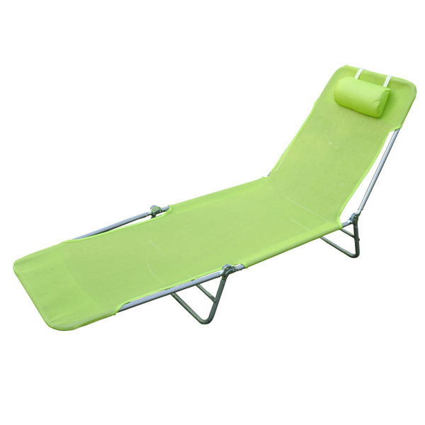 outdoor furniture foldable beach mesh sun lounge  bed beach sun lounger bed chair