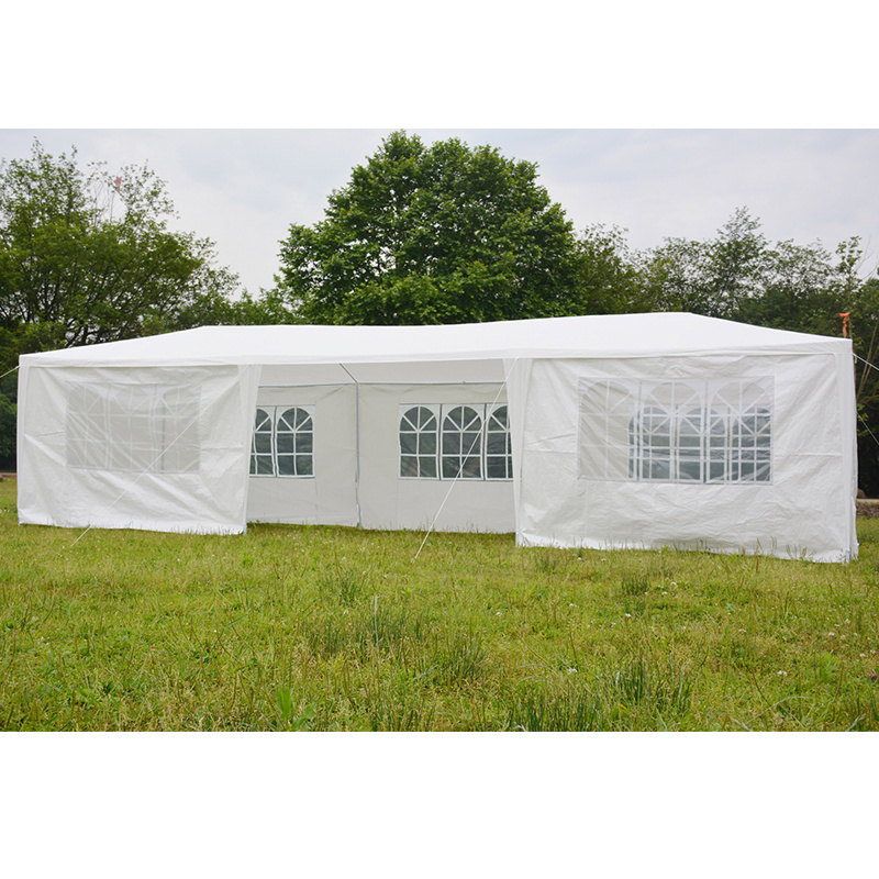 party gazebo tent 3x9 PE gazebo with sidewall cheap 10 x 30 ft gazebo