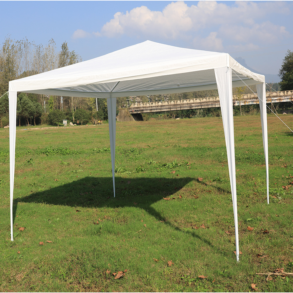 Wholesale Outdoor Garden Metal PE fabric assembly gazebo 10x10 ft