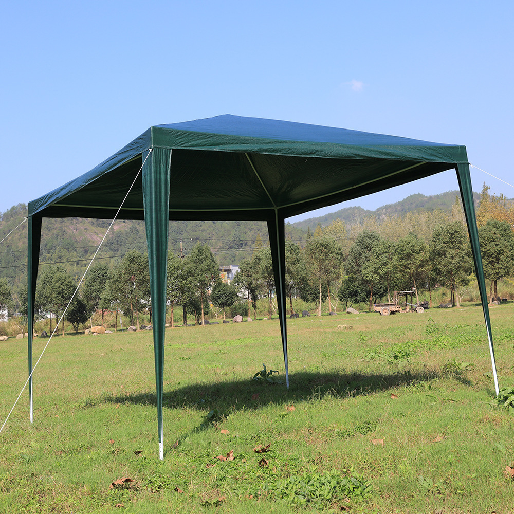 Wholesale Outdoor Garden Metal PE fabric assembly gazebo 10x10 ft