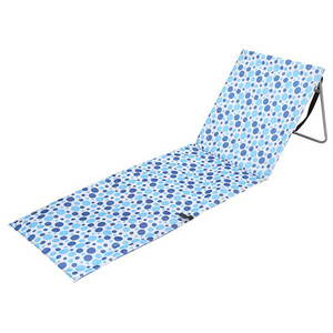 Portable Beach Mat Lounge Chair folding beach padded beach cushion lounger