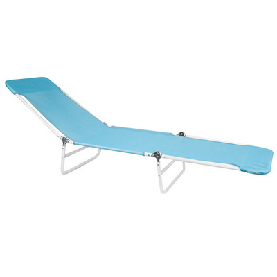 outdoor furniture foldable beach mesh sun lounge  bed beach sun lounger bed chair