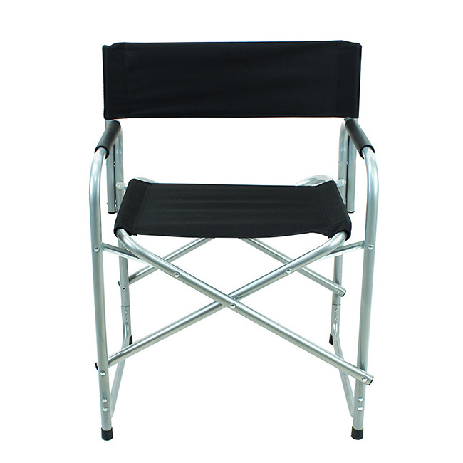 camping aluminum folding metal frame tube director chair with table