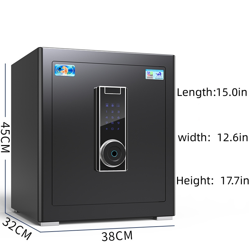 Professional Smart Safe Box Combination Lock Key Lock Electronics Digital Safe Money Box Drawer Safe Box