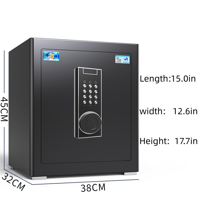 Professional Smart Safe Box Combination Lock Key Lock Electronics Digital Safe Money Box Drawer Safe Box